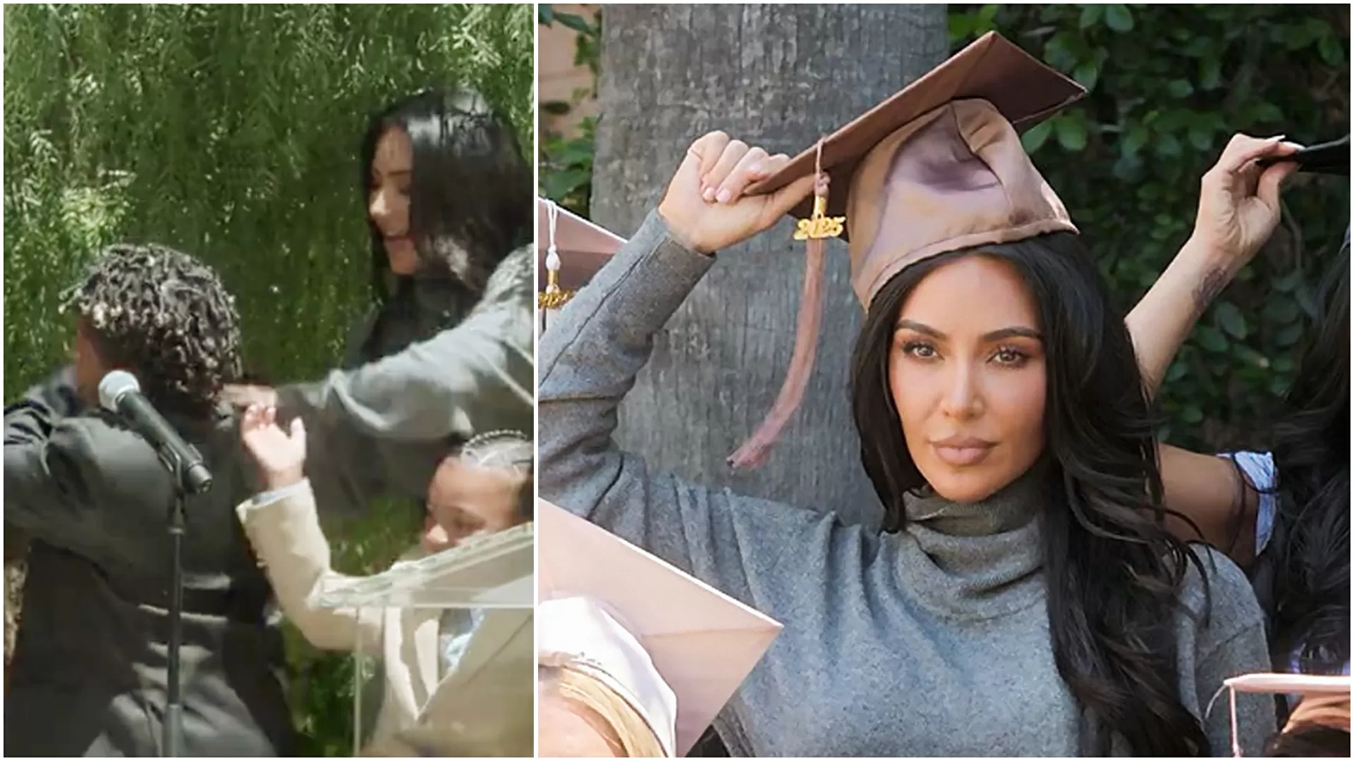 Kim Kardashian aproveita briga de filhos em formatura para ‘faturar’