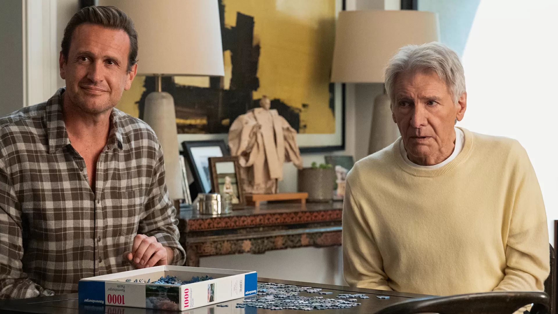 Jason Segel e Harrison Ford retornam ao divã em ‘Falando a Real 3’