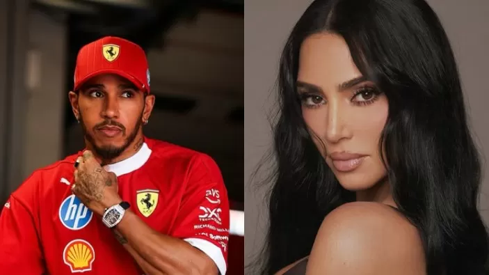 Os rumores do romance secreto de Lewis Hamilton e Kim Kardashian