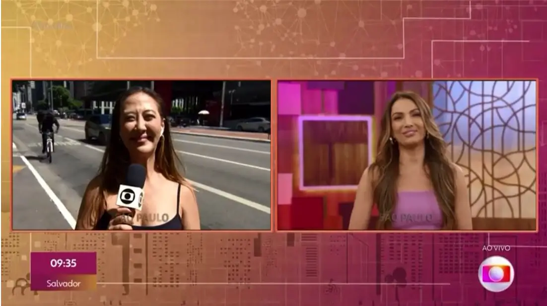 Repórter do ‘Encontro’ sofre tentativa de furto no ar; veja a cena