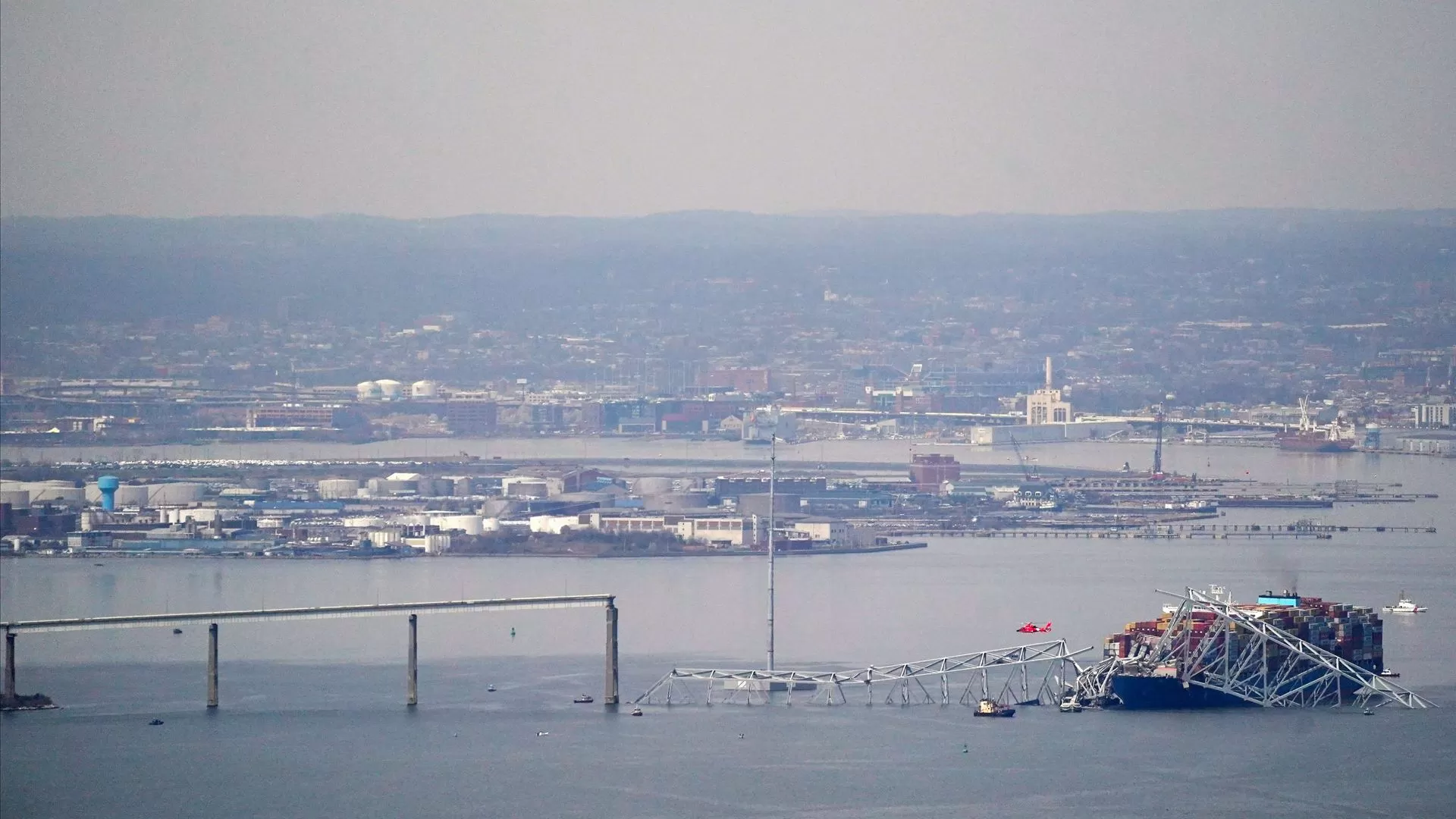 Dados como mortos os seis trabalhadores desaparecidos no colapso da ponte em Baltimore