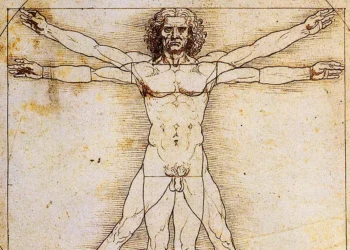 Detalhe na virilha do Homem Vitruviano pode resolver mistério de 500 anos
