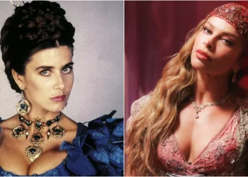 A diferença ousada de Grazi e Maitê na famosa cena da cachoeira de ‘Dona Beja’